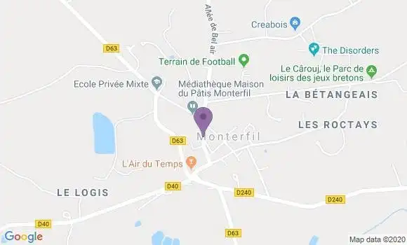 Localisation Monfort Bp - 32120