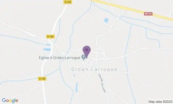 Localisation Ordan Larroque Bp - 32350