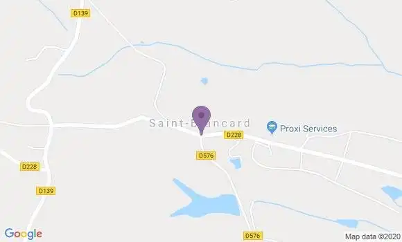 Localisation Saint Blancard Bp - 32140