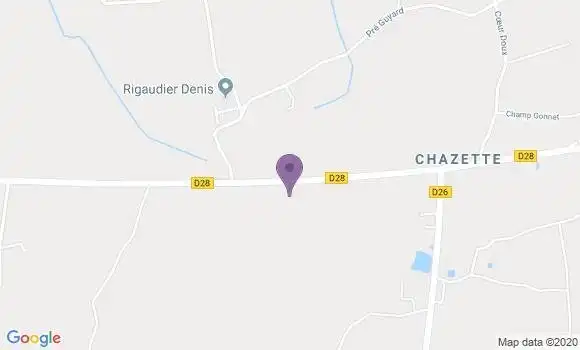 Localisation Cras sur Reyssouze Ap - 01340