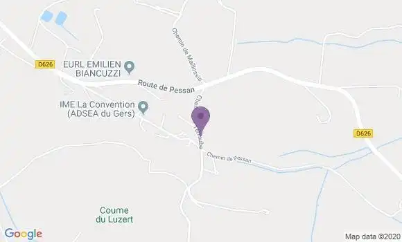 Localisation Terraube Bp - 32700