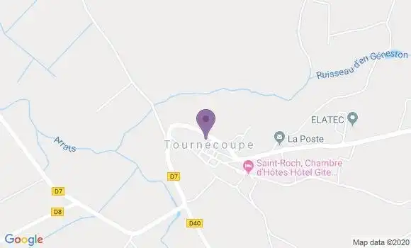 Localisation Tournecoupe Ap - 32380
