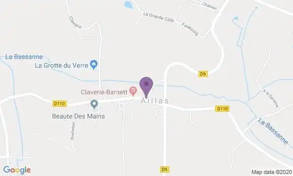 Localisation Aillas Ap - 33124