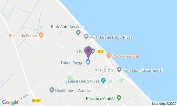 Localisation Ambes Bp - 33810