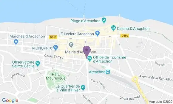 Localisation Arcachon Principal - 33120