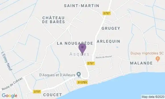 Localisation Asques Ap - 33240