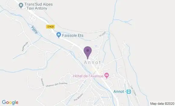 Localisation Annot - 04240