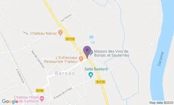 Localisation Barsac Bp - 33720