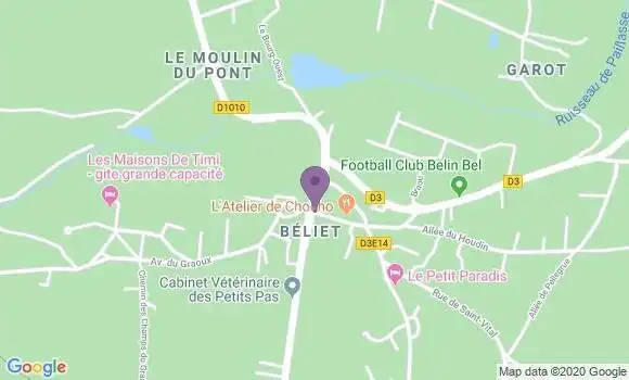 Localisation Belin Beliet Ap - 33830