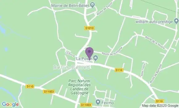 Localisation Belin Beliet Bp - 33830