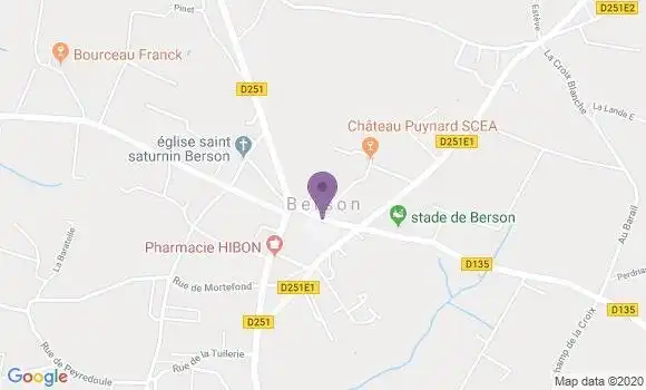 Localisation Berson Bp - 33390
