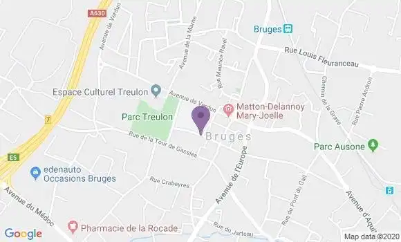 Localisation Bruges - 33520