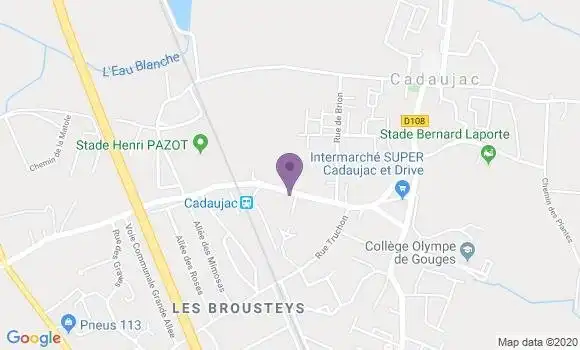 Localisation Camblanes et Meynac Bp - 33360