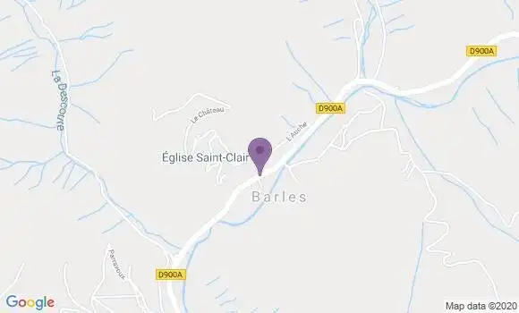 Localisation Barles Ap - 04140