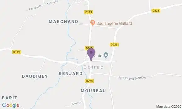 Localisation Coirac Ap - 33540