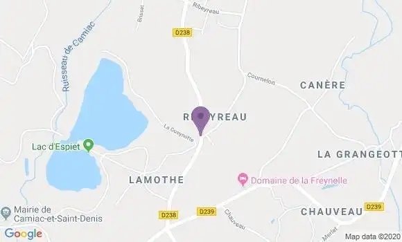 Localisation Espiet Ap - 33420