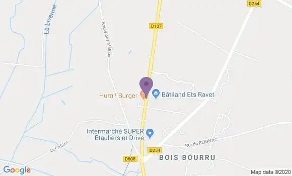 Localisation Etauliers - 33820