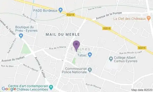 Localisation Eysines - 33320