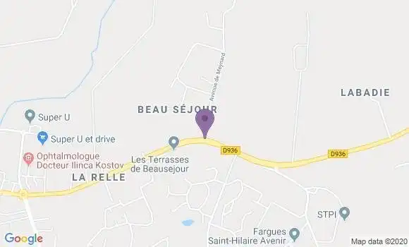 Localisation Fargues Saint Hilaire Bp - 33370
