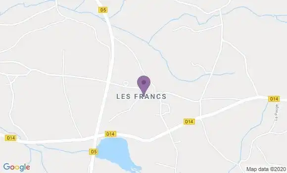 Localisation Francs Ap - 33570