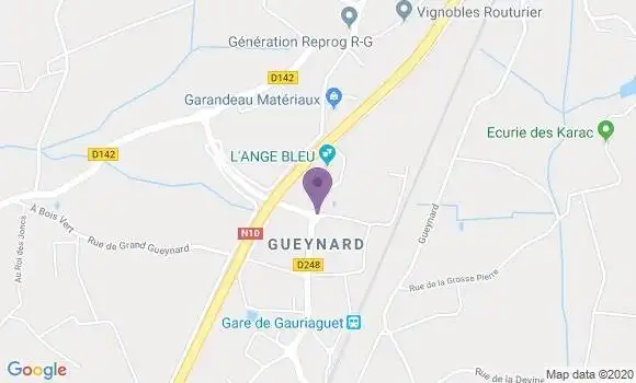 Localisation Gauriaguet Bp - 33240