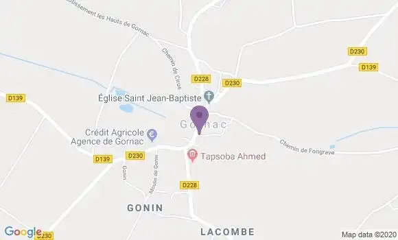 Localisation Gornac Ap - 33540