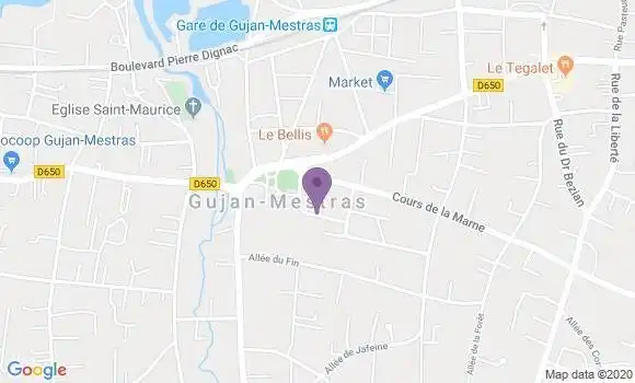 Localisation Gujan Mestras - 33470