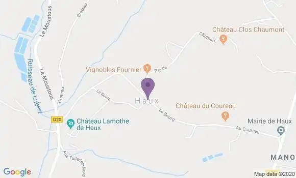 Localisation Haux Ap - 33550