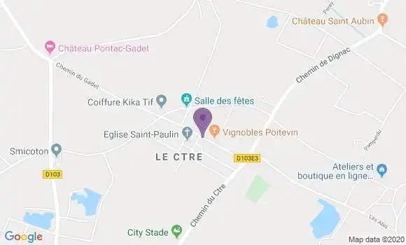 Localisation Jau Dignac et Loirac Ap - 33590