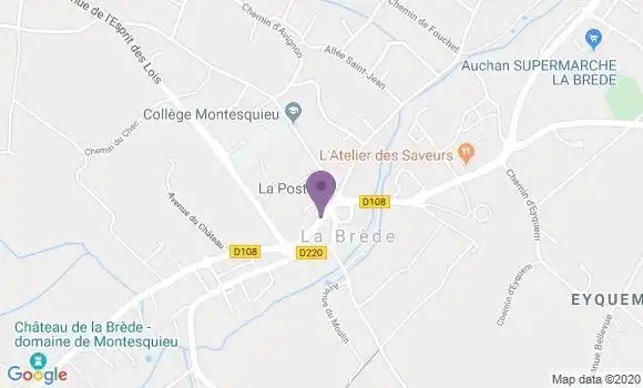 Localisation La Brede - 33650