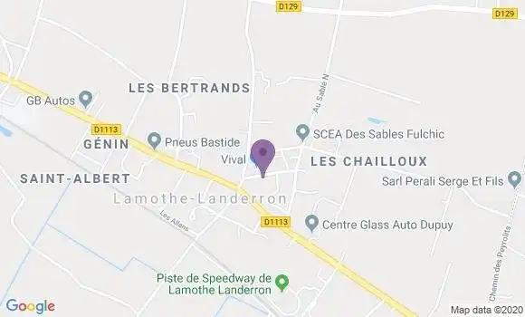 Localisation Lamothe Landerron Bp - 33190