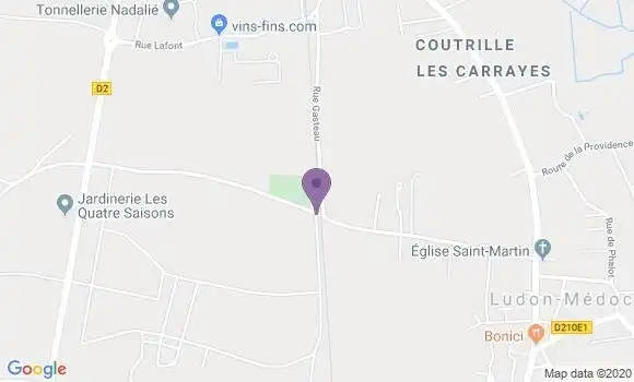 Localisation Ludon Medoc Bp - 33290