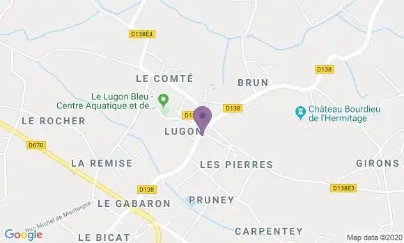 Localisation Lugon et l