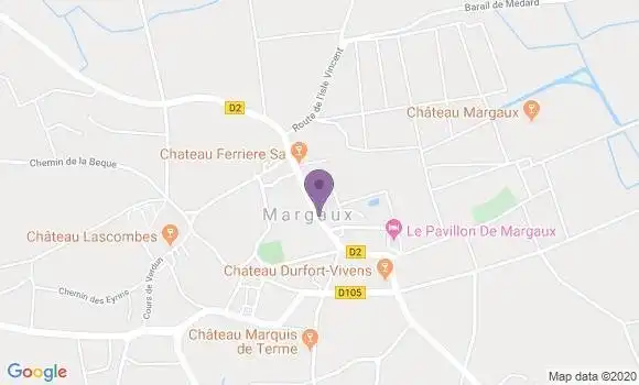 Localisation Margaux Bp - 33460