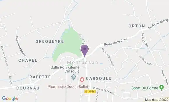 Localisation Montussan Ap - 33450