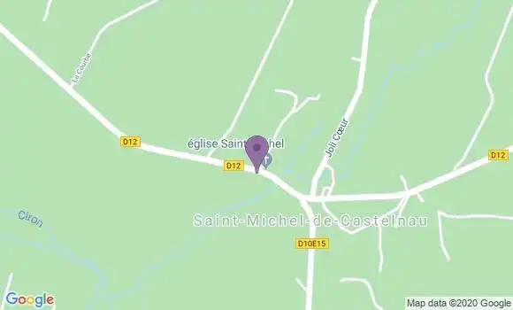 Localisation Saint Michel de Castelnau Ap - 33840
