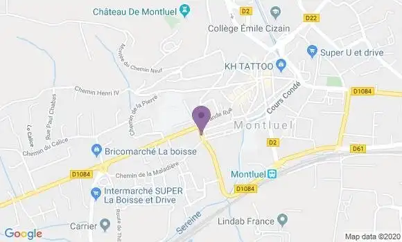 Localisation Dagneux Ap - 01120