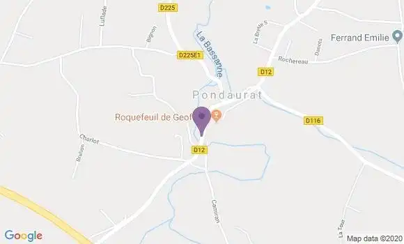 Localisation Pondaurat Ap - 33190
