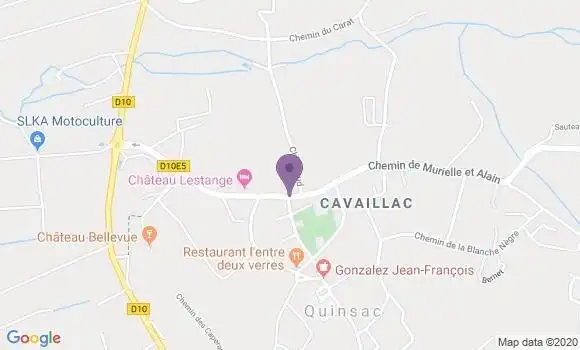 Localisation Quinsac Bp - 33360