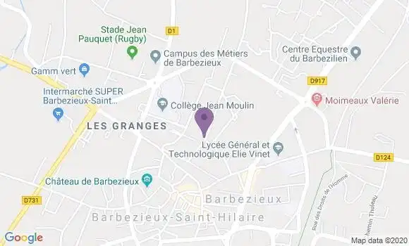 Localisation Reignac Bp - 33860