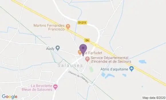Localisation Saint Aubin de Medoc Bp - 33160