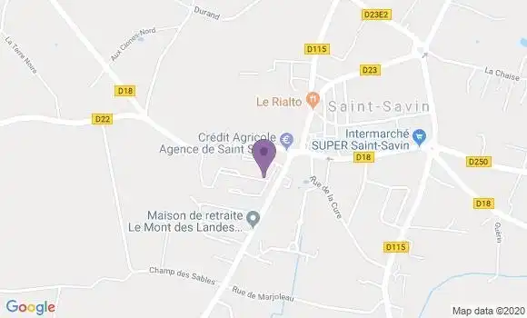Localisation Saint Christoly de Blaye Bp - 33920