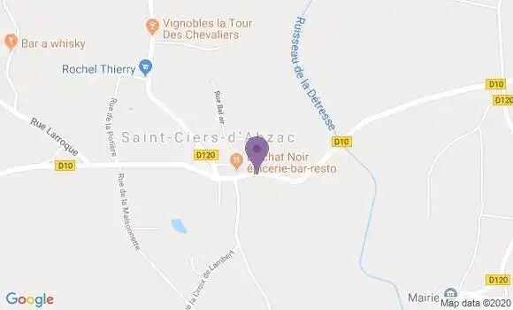 Localisation Saint Ciers d