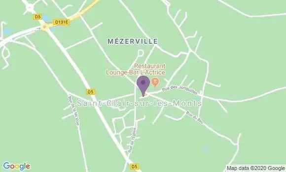 Localisation Sainte Croix du Mont Ap - 33410