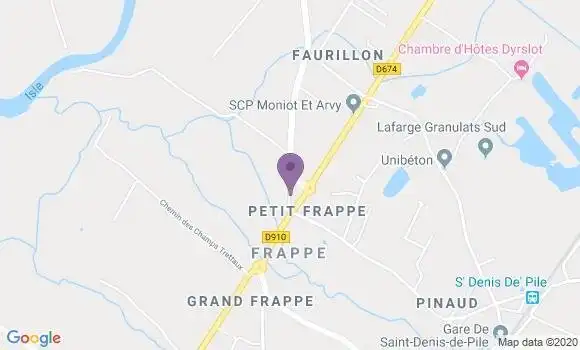 Localisation Saint Denis de Pile Bp - 33910