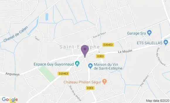Localisation Saint Estephe Bp - 33180