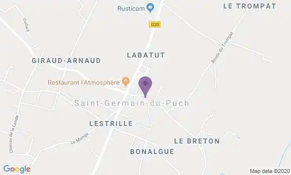 Localisation Saint Germain du Puch - 33750