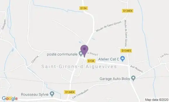 Localisation Saint Girons d