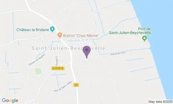 Localisation Saint Julien Beychevelle Ap - 33250