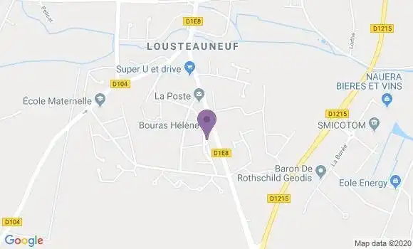 Localisation Saint Laurent Medoc Bp - 33112